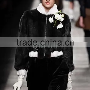 QD80839 Ladies Winter Denmark Pelt Mink Fur Jacket thumbnail-1