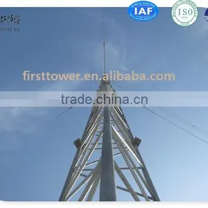 Guyed Wire Tubular Communication Tower thumbnail-5