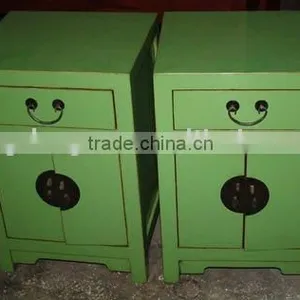 Chinese Antique Bedside Cabinet thumbnail-1