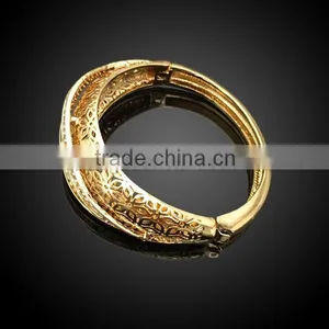 Non-toxic Gold Bracelet and Bangle Set Beaded Fashion Jewellery thumbnail-1