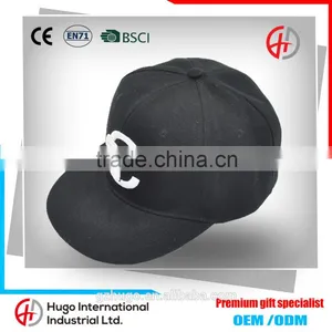 OEM Customized Top Design Cool Fashion Good Quailty Embroidered Unisex Adjustable Fitted Hip-Hop Bboy Flat Brim Snapback Cap thumbnail-2