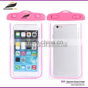 [Somostel] High Quality PVC Fluorescent Waterproof Diving Bag For Phones Underwater Pouch Case For Iphone 6/6plus For Samsung s3 thumbnail-1