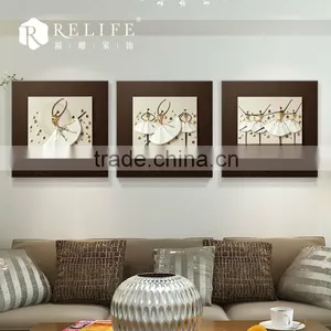 2014 Hot Sell Dance Girl Relief Canvas Paintings Sale thumbnail-1