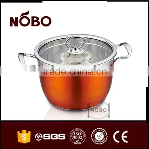 Wholesale Stainless Steel Cooking Pot Set Capsuled Bottom thumbnail-2