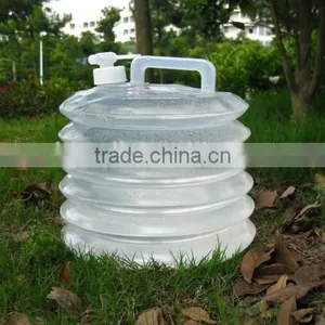Outdoor Camping Hiking Plastic Folding Water Bucket thumbnail-4