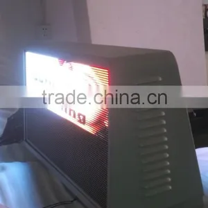 Outdoor Led Open Sign/outdoor Taxi Roof Top Advertising Signs Led Display thumbnail-1