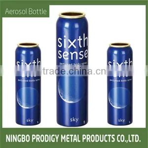 S-Cobalt Blue Aluminum Aerosol Bottle for Mousse Packing thumbnail-1