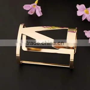 High Quality Fashion Women's Chic Hollow Wide Cuff Bracelet/ thumbnail-4