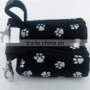 Custom Dog Poop Bag Holder Fabric Pet Waste Bag Dispenser thumbnail-1