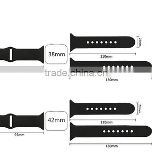 Fashion Silicone Watch Bands Watch Straps for Apple Watch Band thumbnail-6