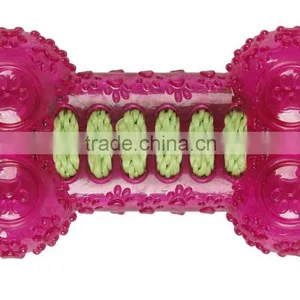 New Design TPR Bone Toy With Rope Blue Dog Toy thumbnail-4