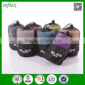 Ultra Soft 30x100cm Microfiber Sport Towel With Waterproof Pocket thumbnail-1