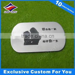 China Factory Supply Metal Stainless Steel Dog Tags With Ball Chain thumbnail-6
