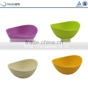 Eco-friendly Bamboo Fiber Natural Salad Bowls Colorful Dinnerware Sets thumbnail-2