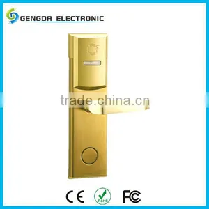 High Security Automatic 5 Latches Zinc Alloy Hotel Safe Door Lock System With 20 Cards thumbnail-1