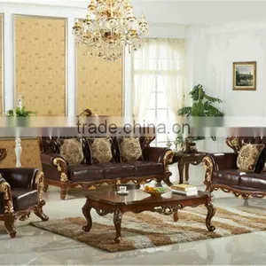 Cheer Sofa Design Buying From China Leather Sofa. Antique Hand Carved Wood Furniture thumbnail-5