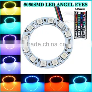 104mm DC12V Black PCB Semi Circle 5050 Smd Led Halo Rings With Different Color thumbnail-6