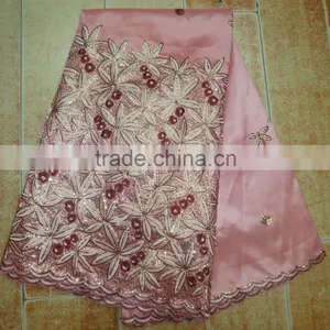 Good Selling George Lace Fabric African George Fabric Embroidery Lace Trim thumbnail-1