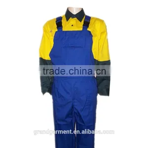 High Quality Navy Blue Multi-pockets Work Bib Overalls thumbnail-3