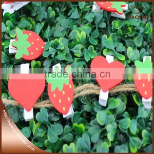 Heart Shaped Clips New Product Decorative Wood Clip thumbnail-1