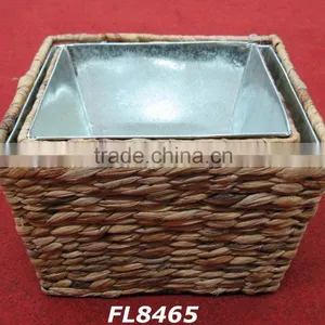 Zinc Flower Pot,water Hyacinth Planter,zinc Planter,Zinc Pot,metal Flower Planter,tin Planter,zinc Container,galvanized Planter thumbnail-1