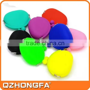 Manufacturers Selling Round Zero Purse Candy Color Silicone Coin Wallet thumbnail-1