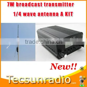 Fmuser 7w Broadcast FM Radio With fm Transmitter and External Antenna Power Adapter Cable thumbnail-1