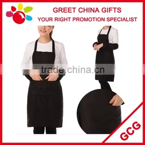Polyester Cotton Blended Mixed Color Custom Bib Kitchen Apron With Pockets thumbnail-6