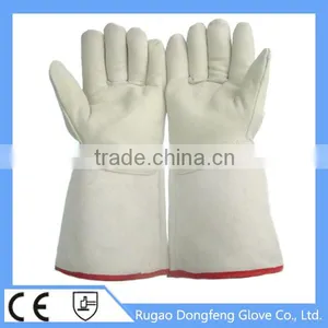 Top Quality LN2 Cowhide Grain Leather Industrial Leather Hand Gloves thumbnail-3
