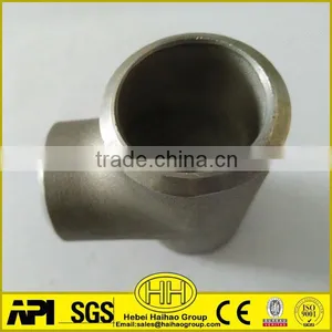 1 Inch Sch10 Ss304 Butt Weld Pipe Fittings Equal Tee thumbnail-4