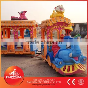 Most Popular! Professional Elephant Track Train Outdoor Kiddie Train Rides for Sale thumbnail-1