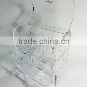 Ring, Earring and Jewelry Holder With 4 Drawers as Organizer thumbnail-1