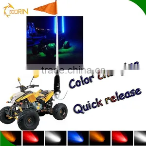 Fiber Optic Colorful Led Flag Pole Light With Remote Control 12v 24v Aluminum Flag Pole thumbnail-3
