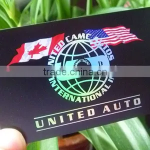 Matte Black Pvc Auto Card for Auto Commiment Service thumbnail-1