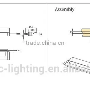 Slim Led Glass Shelf Light,led Glass Furniture Light for Display Window,glass Led Showcase Light thumbnail-3
