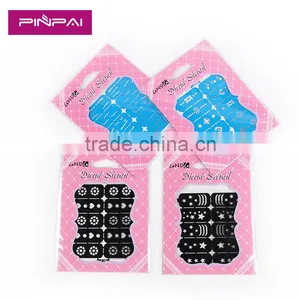 Laste Arrival Fashion DIY 3D Bule Black Colors Nail Art Decoration Nail Art Sticker Tips thumbnail-1