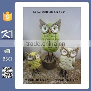 Unique Modern Art Design Owl Ornaments for Garden Decoration thumbnail-1