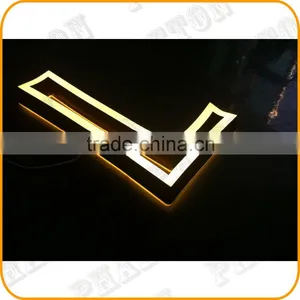 Hot Selling Face Lit and Halo Lit LED Acrylic Sign thumbnail-5