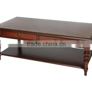 Custom Wooden Round Tea Table Coffee Table HDCT270 thumbnail-6