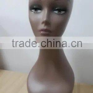 Glass Fiber Reinforced Plastics Material Mannequin Head for Hair Wig Display thumbnail-1