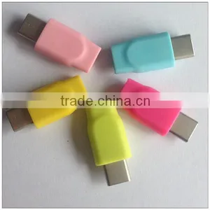 2015 Hot Selling Colorful and Useful USB 3.1 Type-c Male to Micro Female Adapter thumbnail-3
