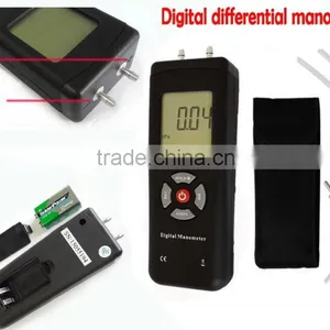 2015 Newly Large LCD Air Digital Pressure Manometer 2Psi/13.79kPa With Lowest Price TL-100 thumbnail-2