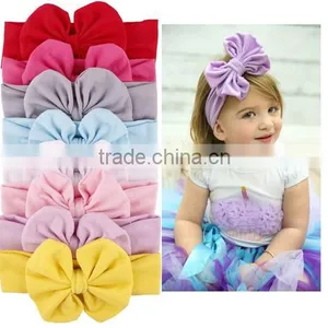 Baby Infant Girls Hair Band Bow Headband Turban Knot Hair Accessories thumbnail-1