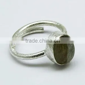 Simple Blue Labradorite 925 Sterling Silver Ring, Indian Fashion Silver Jewelry, Silver Jewelry Manufacturer thumbnail-2
