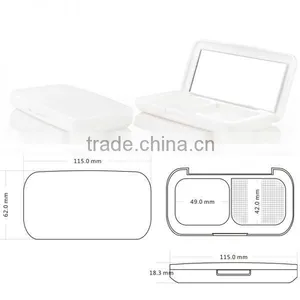 Transparent Fashion Plastic Empty Eyeshadow Palette Case thumbnail-3