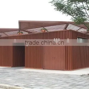 Ballistic and Bullet Resistant Panels Wood Plastic Composite Louver Commercial Bathroom Wall Panels thumbnail-2