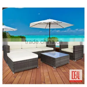 Outdoor Modern Rattan Furniture/ Rattan Furniture Garden Set/ Outdoor Rattan Sofa thumbnail-4