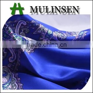 Mulinsen Textile 2015 Fashion Pattern 100% Polyester Printed Silk Satin Fabric thumbnail-1