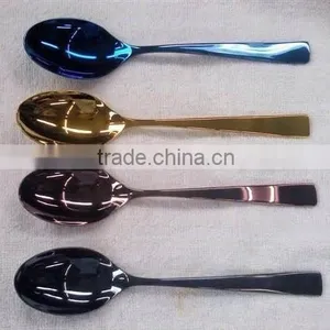 Stainless Steel Tableware Gold, Rose Gold, Blue, Black Color Coating thumbnail-2