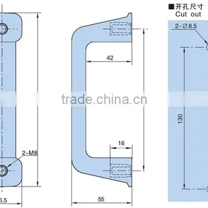 U Shape Handle PL026 thumbnail-2